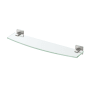 Gatco Mode 21" Glass Bathroom Shelf Satin Nickel