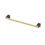Gatco A-Line 18" Towel Bar Brushed Brass / Matte Black