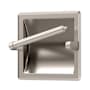 Gatco Recessed Pivoting Toilet Paper Holder Satin Nickel
