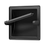 Gatco Recessed Pivoting Toilet Paper Holder Matte Black