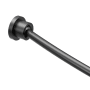 Gatco Glam 72" Wide Shower Curtain Rod Matte Black
