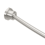 Gatco Glam 72" Wide Shower Curtain Rod Satin Nickel