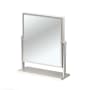 Gatco Elegant 9-3/4" W x 12" H Rectangular Framed Bathroom Mirror Satin Nickel