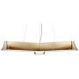 Generation Lighting Vaughn 29" Wide LED Outdoor Chandelier Satin Brass