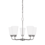 Generation Lighting Kerrville 5 Light 20" Wide Chandelier Brushed Nickel