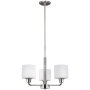 Generation Lighting Canfield 3 Light 20" Wide LED Chandelier Brushed Nickel