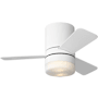 Generation Lighting Era 32" 3 Blade Indoor LED Ceiling Fan with Matte Opal Glass Shade Matte White