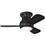 Generation Lighting Orbis 32" 3 Blade Indoor LED Ceiling Fan Midnight Black