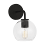 Generation Lighting Orley 11" Tall Bathroom Sconce Midnight Black