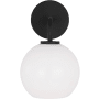 Generation Lighting Orley 11" Tall Bathroom Sconce Midnight Black