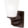 Generation Lighting Hanford 10" Tall LED Bathroom Sconce Bronze