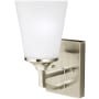 Generation Lighting Hanford 10" Tall LED Bathroom Sconce Brushed Nickel