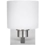 Generation Lighting Canfield 8" Tall LED Bathroom Sconce Brushed Nickel