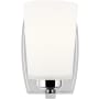 Generation Lighting Franport 8" Tall LED Bathroom Sconce Chrome