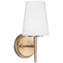 Generation Lighting Driscoll 12" Tall LED Bathroom Sconce Satin Brass