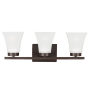 Generation Lighting Bayfield 3 Light 20" Wide Bathroom Vanity Light Bronze