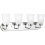 Generation Lighting Kerrville 4 Light 25" Wide LED Vanity Light Chrome