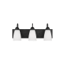 Generation Lighting Seville 3 Light 21" Wide Vanity Light Midnight Black