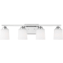Generation Lighting Vinton 4 Light 29" Wide Vanity Light Chrome