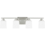 Generation Lighting Vinton 4 Light 29" Wide Vanity Light Brushed Nickel