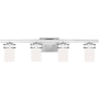 Generation Lighting Robie 4 Light 34" Wide LED Vanity Light Chrome