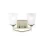 Generation Lighting Hanford 2 Light 15" Wide LED Vanity Light Brushed Nickel