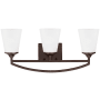 Generation Lighting Hanford 3 Light 24" Wide LED Vanity Light Bronze