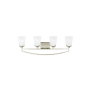 Generation Lighting Hanford 4 Light 34" Wide LED Vanity Light Brushed Nickel