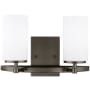 Generation Lighting Alturas 2 Light 14" Wide LED Vanity Light Brushed Oil Rubbed Bronze