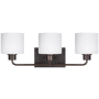 Generation Lighting Canfield 3 Light 23" Wide LED Vanity Light Bronze