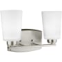 Generation Lighting Franport 2 Light 13" Wide LED Vanity Light Brushed Nickel