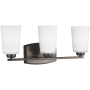 Generation Lighting Franport 3 Light 21" Wide LED Vanity Light Bronze