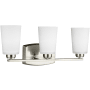 Generation Lighting Franport 3 Light 21" Wide LED Vanity Light Brushed Nickel