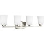 Generation Lighting Franport 4 Light 29" Wide LED Vanity Light Brushed Nickel