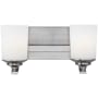 Generation Lighting Kemal 2 Light 14" Wide LED Vanity Light Brushed Nickel