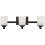 Generation Lighting Kemal 3 Light 24" Wide LED Vanity Light Bronze