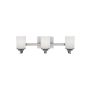 Generation Lighting Kemal 3 Light 24" Wide LED Vanity Light Brushed Nickel