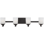 Generation Lighting Kemal 4 Light 34" Wide LED Vanity Light Bronze