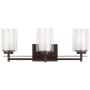Generation Lighting Elmwood Park 3 Light 22" Wide LED Vanity Light Bronze