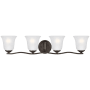 Generation Lighting Emmons 4 Light 32" Wide LED Vanity Light Bronze