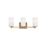 Generation Lighting Hettinger 3 Light 21" Wide LED Vanity Light Satin Brass
