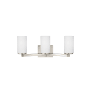 Generation Lighting Hettinger 3 Light 21" Wide LED Vanity Light Brushed Nickel