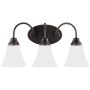 Generation Lighting Holman 3 Light 18" Wide LED Vanity Light Bronze