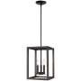 Generation Lighting Moffet Street 3 Light 11" Wide LED Taper Candle Pendant Bronze