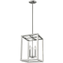 Generation Lighting Moffet Street 3 Light 11" Wide LED Taper Candle Pendant Brushed Nickel