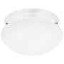 Generation Lighting Webster 8" Wide LED Flush Mount Bowl Ceiling Fixture White