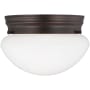 Generation Lighting Webster 8" Wide LED Flush Mount Bowl Ceiling Fixture Bronze