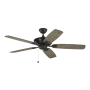 Generation Lighting 5 Blade 52" Indoor Ceiling Fan - Blades Included Aged Pewter