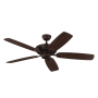 Generation Lighting 5 Blade 52" Indoor Ceiling Fan - Blades Included Roman Bronze