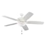 Generation Lighting Colony Super Max Plus 60" 5 Blade Indoor Ceiling Fan Matte White